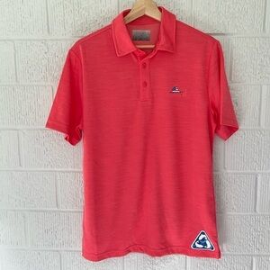Ocean Coast Men’s Performance Polo Shirt Marlin USA Logo Size Small